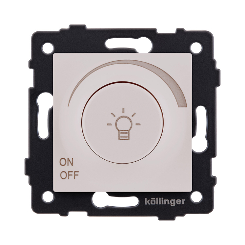 Светорегулятор универсальный 500W, кашемир матовый Kollinger REA-027CM для Aspekt, Eleganz, Reflex