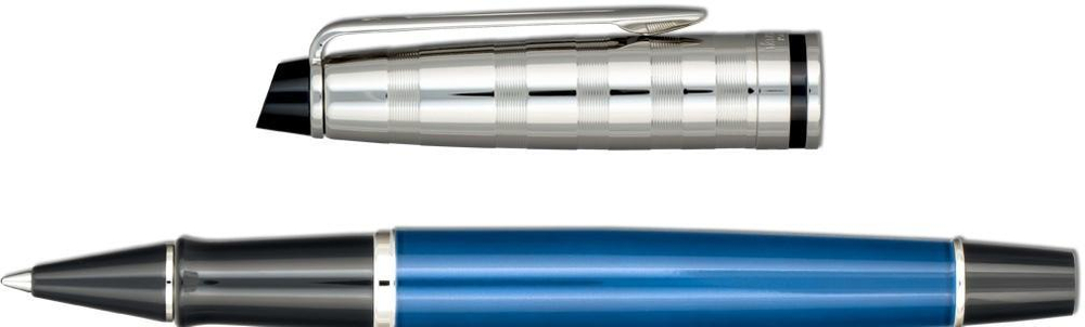 Ручка-роллер Waterman Expert Deluxe Blue CT Obssesion