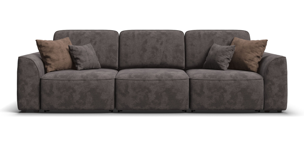 Диван KING MODOOL MAX Велюр Alkantara серый