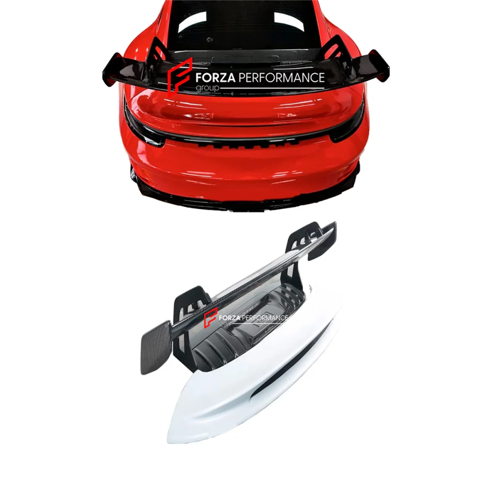 Обвес переделка заднего антикрыла в стиле GT3 для PORSCHE 911 992.1 2019–2025