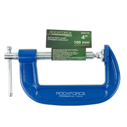 Струбцина G-образная ''Profi''4''-100мм (вес-1.03кг) RockForce##Rock FORCE RF-333114