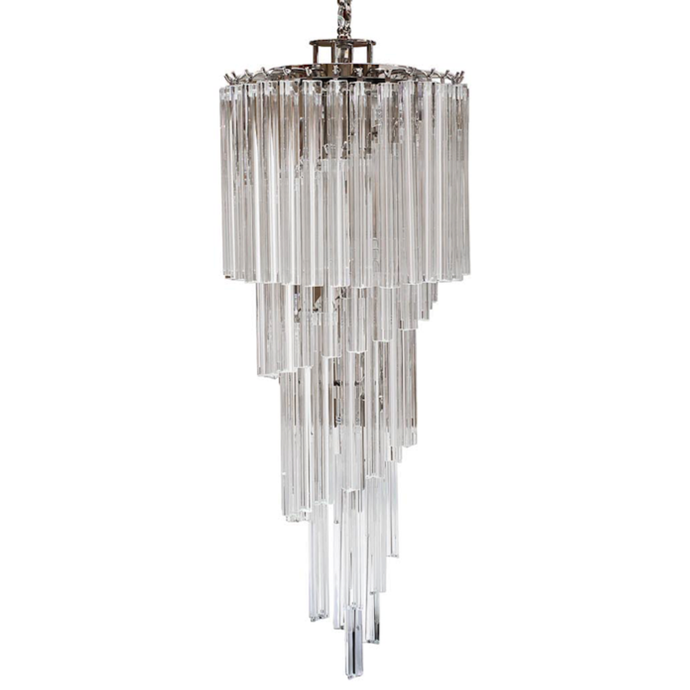 Подвесная Люстра Odeon Chandelier Helix Clear 29 By Imperiumloft