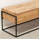 Тумба под телевизор 160 напольная из дикого дуба