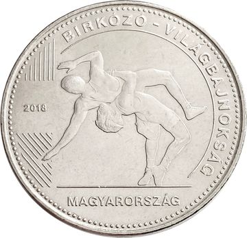 50 форинтов 2018 Венгрия «Чемпионат мира по борьбе»