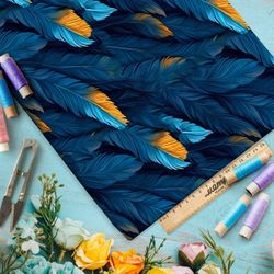 Ткань Барби экзотические перья