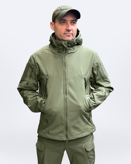 Куртка софтшелл Олива