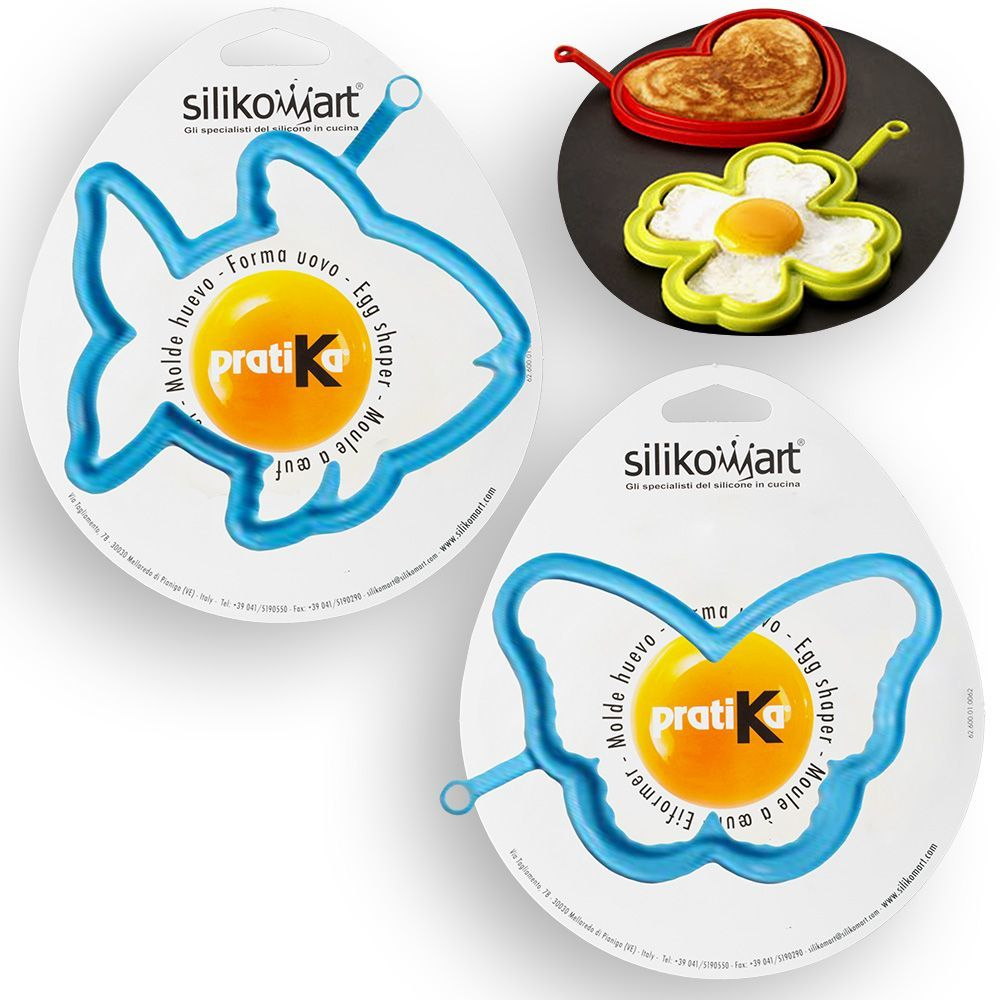 Набор форм для яичницы 2шт Silikomart Pratika EGGSET2C Италия