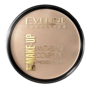 EVELINE МАТИРУЮЩАЯ МИНЕРАЛЬНАЯ ПУДРА С ШЕЛКОМ ANTI-SHINE COMPLEX PRESSED POWDER - 35 GOLDEN BEIGE серии Art. PROFESSIONAL Make-up