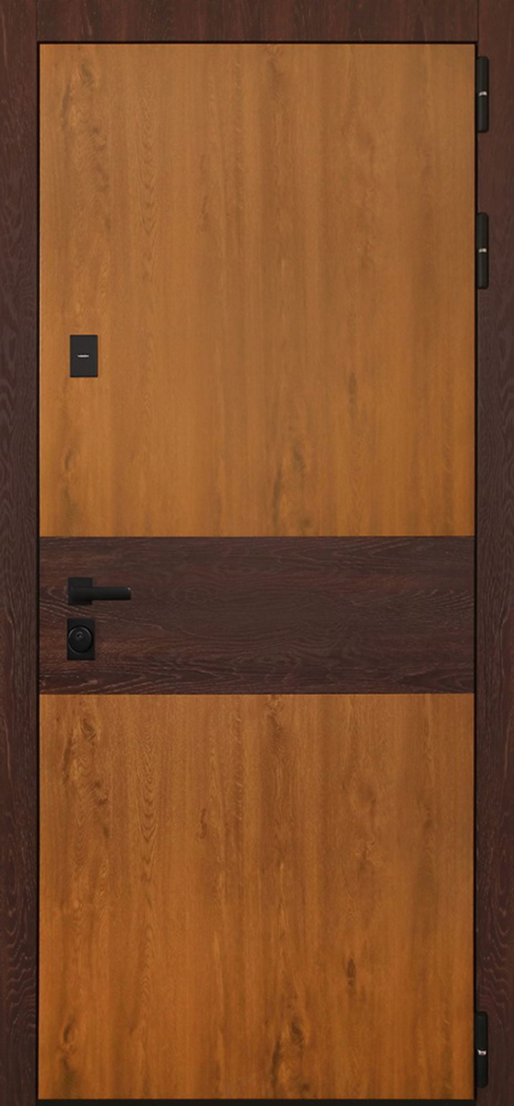 Стальная дверь "Денвер" (адаптивная замковая часть). Заказная модель.