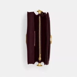 COACH СУМКА ЧЕРЕЗ ПЛЕЧО TABBY 20, БОРДОВЫЙ