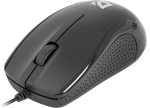 Мышь Defender Optimum MB-160 (Черный), USB 2кн, 1кл-кн, 1,5 м, коробочка