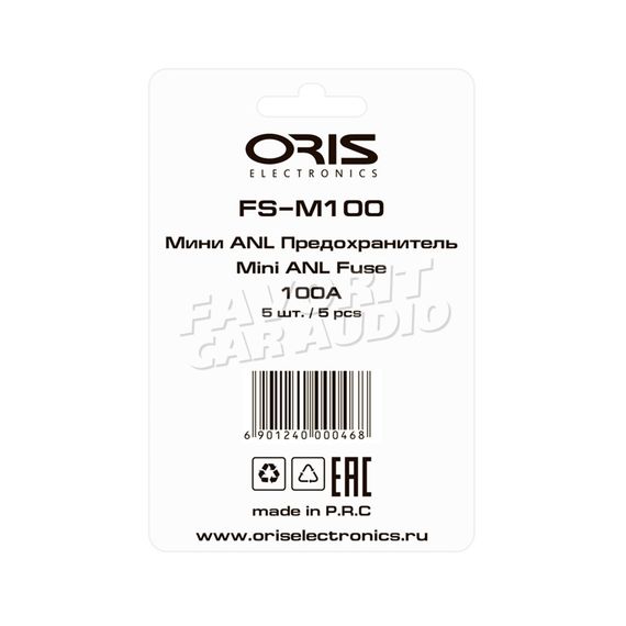 Предохранитель MiniANL ORIS FS-M100 100A