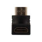 Переходник аудио/видео, (гнездо HDMI - штекер HDMI), угловой, 1 шт. REXANT