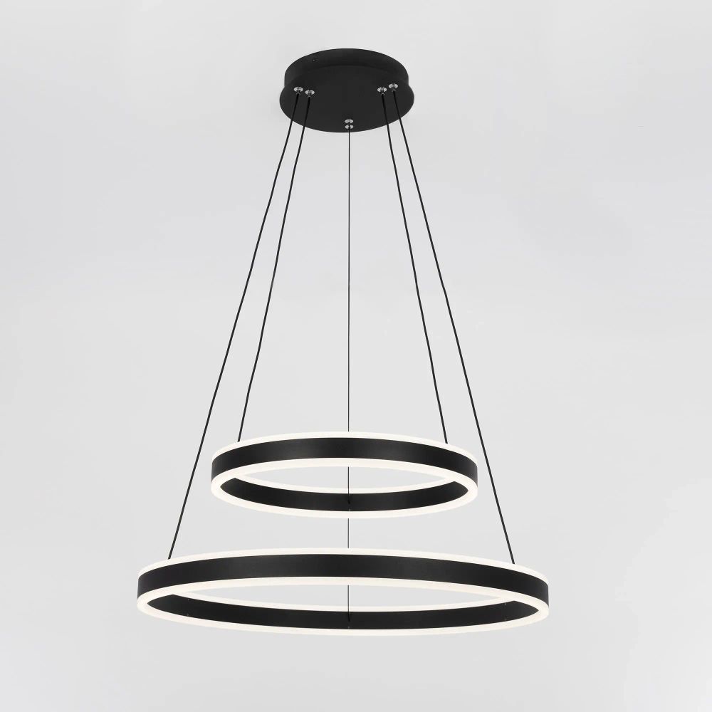 Citilux Дуэт CL719641 LED Люстра подвесная с пультом Чёрная