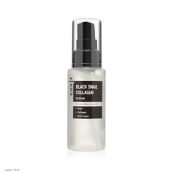 Coxir Black Snail Collagen Serum антивозрастная сыворотка с коллагеном и муцином черной улитки