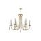 Подвесная люстра Crystal Lux Victoria SP6 Gold/Amber
