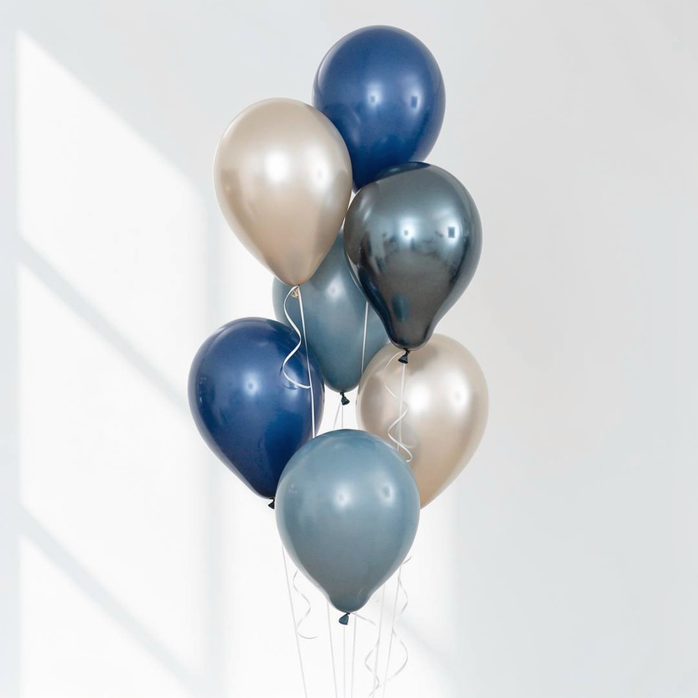 Фонтан шаров "Синий сапфир"