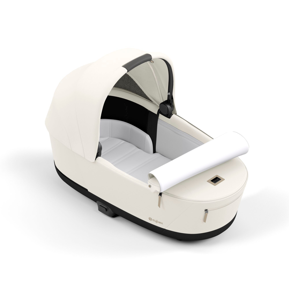 Коляска Cybex Priam IV 3 в 1 цвет Off White на шасси Rosegold