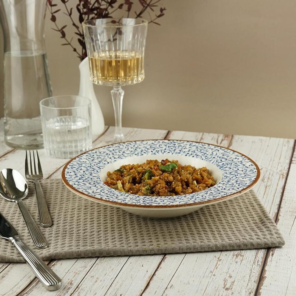 Тарелка глубокая 400 мл d 25 см для пасты, для супа Edera By Bone Innovation [6]