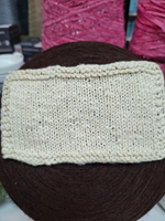 FRISE; 100% хлопок; 320м/100гр; цвет: белый натуральный; Нить с утолщениями секциями. MP;