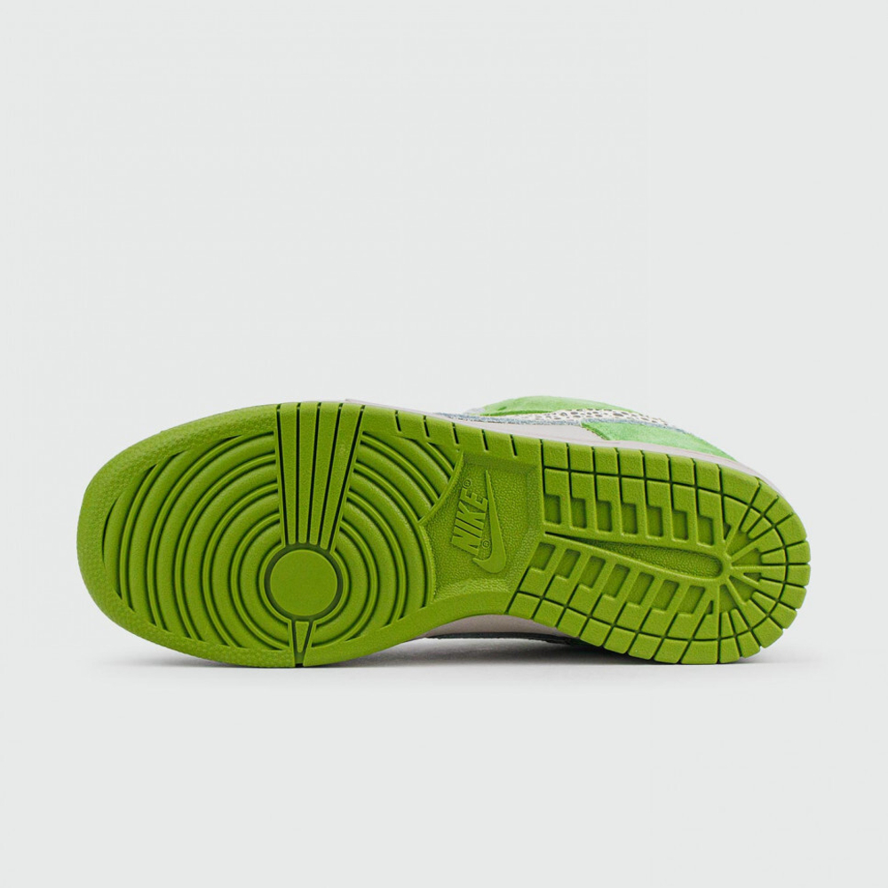 кроссовки Nike Dunk Low Green White Wmns