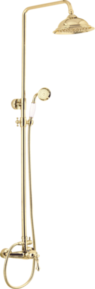 77060-E Душевой релинг для душа (ЗОЛОТО)  "GANZER"