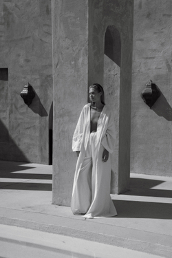 The trench linen Тренч из льна