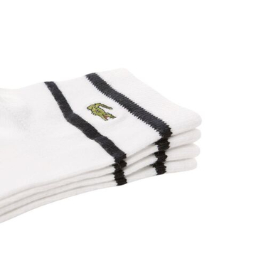 Теннисные носки Lacoste Striped 2P - white