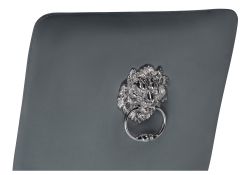 Стул на металлокаркасе Viki dark grey / steel