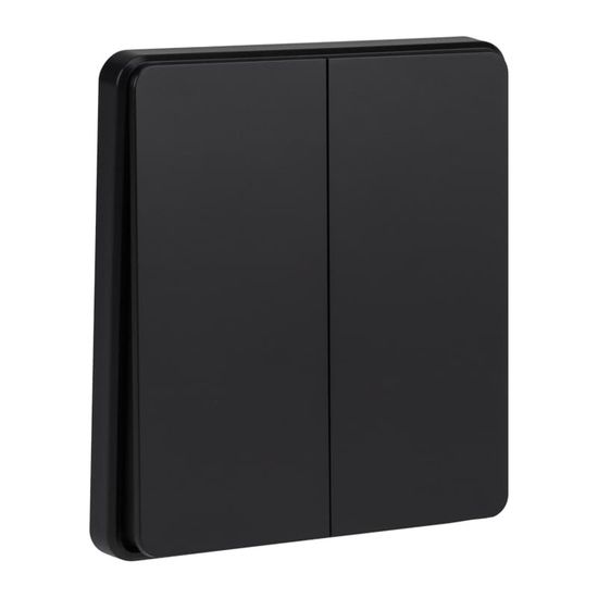 Выключатель ROUND 2 кл перекрестный (переключатель) 10А с/у оникс KRANZ