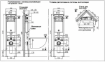 Унитаз с инсталляцией WeltWasser AMBERG 350 ST + NESENBACH 004 GL-WT + AMBERG RD-MT CR