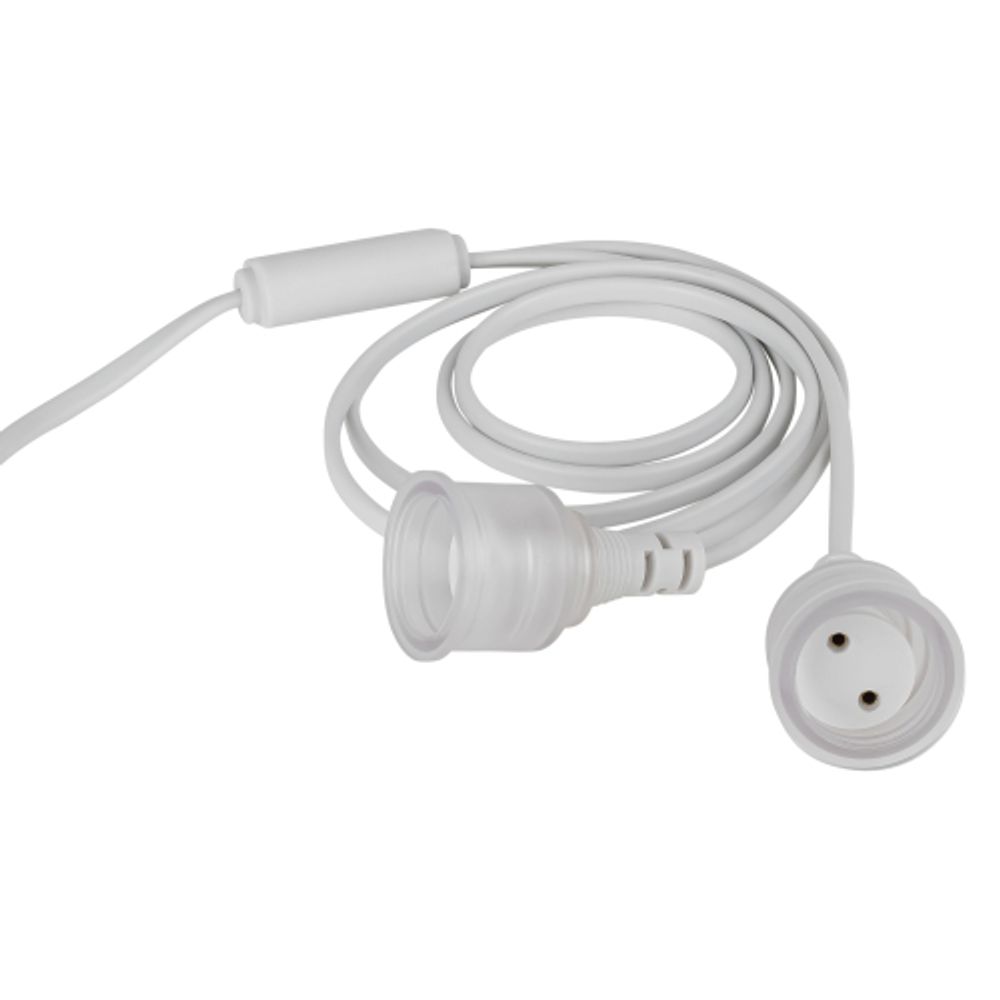 Патрон ЭРА FITO-Holder G13 IP65 mini для ламп FITO до 600 мм 2хG13 с выключателем, вилкой 1.5 м | Аксессуары для фито светильников