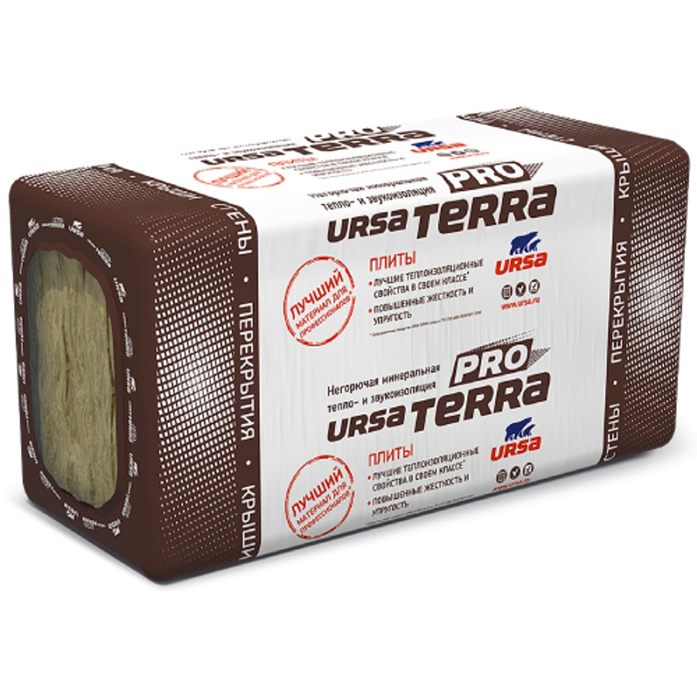 УРСА TERRA 34PN PRO (8-1000-610-50мм) (4,88м2 =0,244м3)