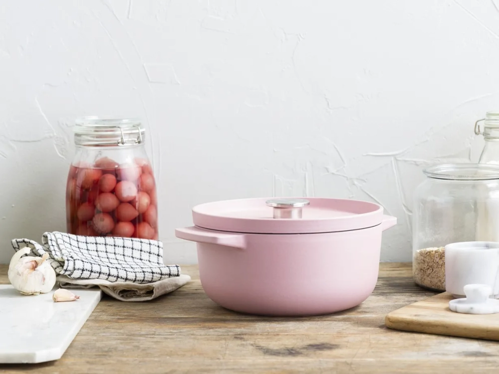 KitchenAid Чугунная кастрюля 22 см 3,3 л розовая EAN 4894871026421