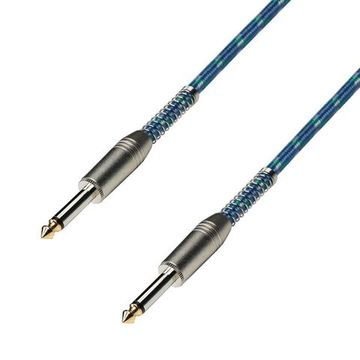 Adam Hall K3IPP0900VINTAGE - кабель инструментальный в оплетке, TRS (jack) 6,3 mm mono - TRS (jack)
