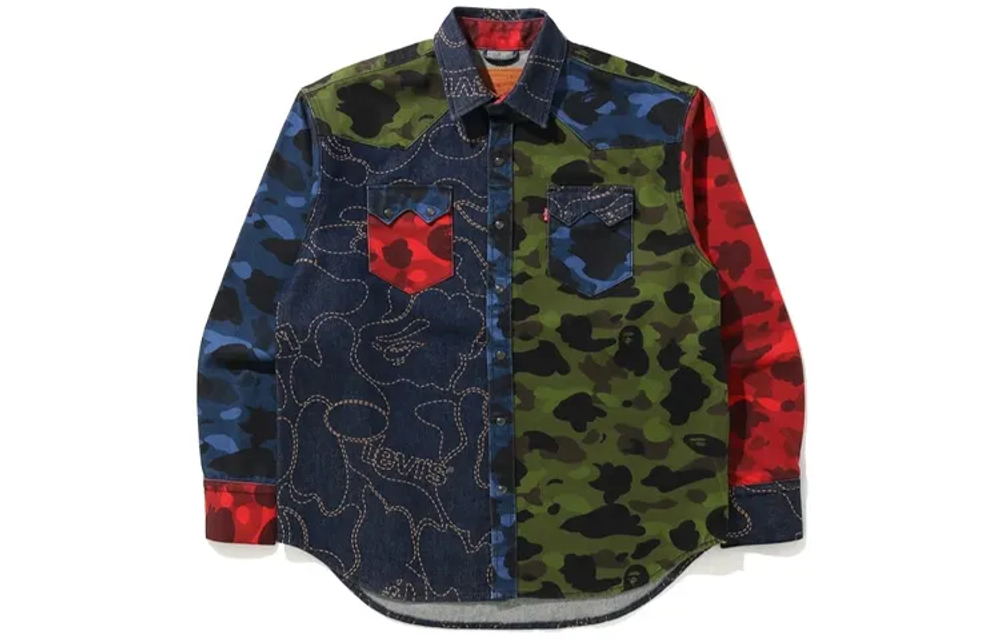 A Bathing Ape X Levi S Camo Куртка