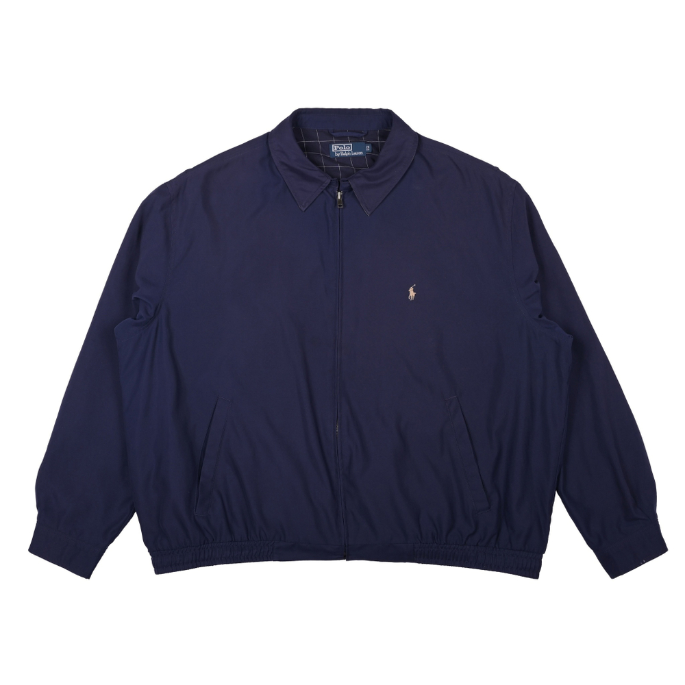 Просторный классический харрингтон Polo Ralph Lauren темно-синего цвета, 3XL свободный