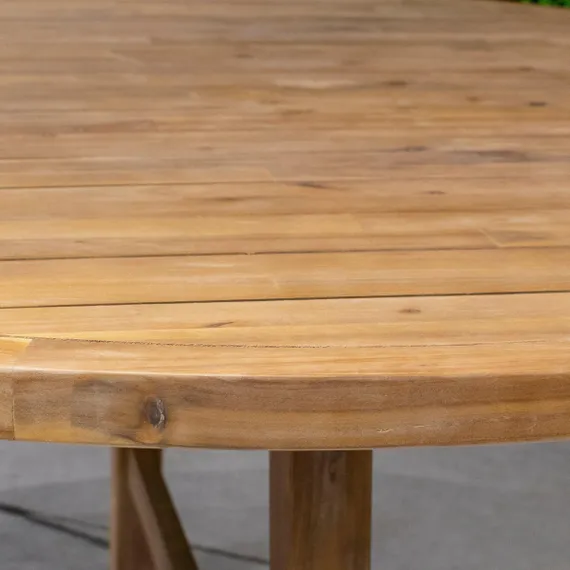 Стол Rimini Ø150, массив акации