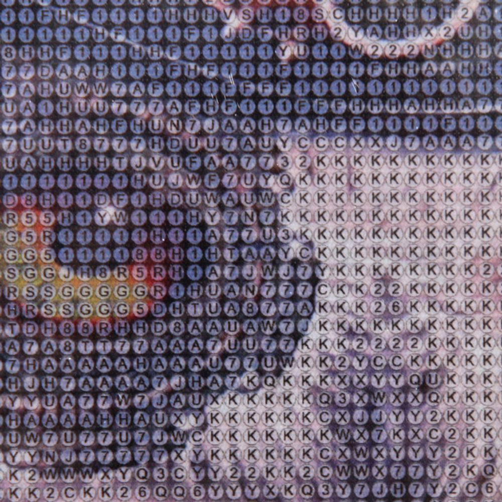 Алмазная мозаика на подрамнике с полным заполнением «МИР ЯРКИХ КРАСОК», сова, 40*50см