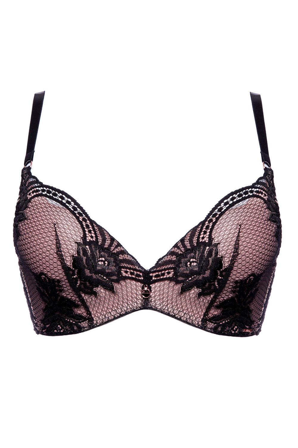 Бюстгальтер Allure Super P-UP Czarny Alles