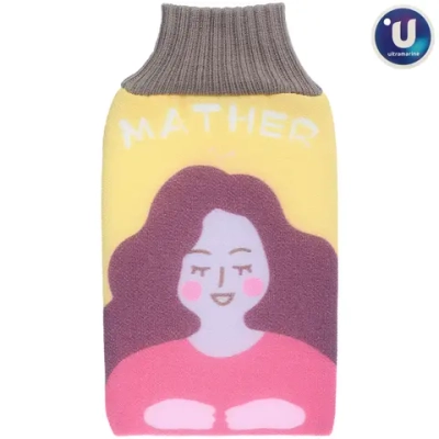 Мочалка - варежка массажная «Premium - МОЯ СЕМЬЯ», мама, 24,5*15,5см (ZIPпакет)