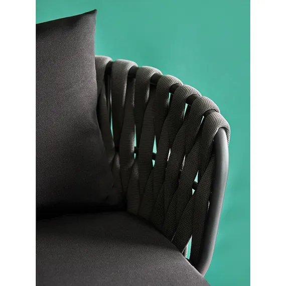 Стул Braid, серый/черный