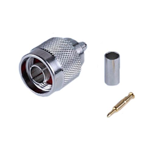 N-111F, N, вилка, обжимная, RG-58