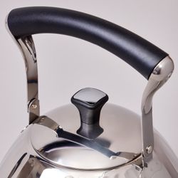 ЧАЙНИК AGNESS 3,0 Л СО СКЛАДЫВАЮЩЕЙСЯ РУЧКОЙ, СТАЛЬ 18/10, ИНДУКЦИОННОЕ КАПСУЛЬНОЕ ДНО