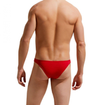 Хлопковые мужские трусы-бразилиана Modern Essentials Brazilian Slip (Размер: S) (Цвет: темно-синий)