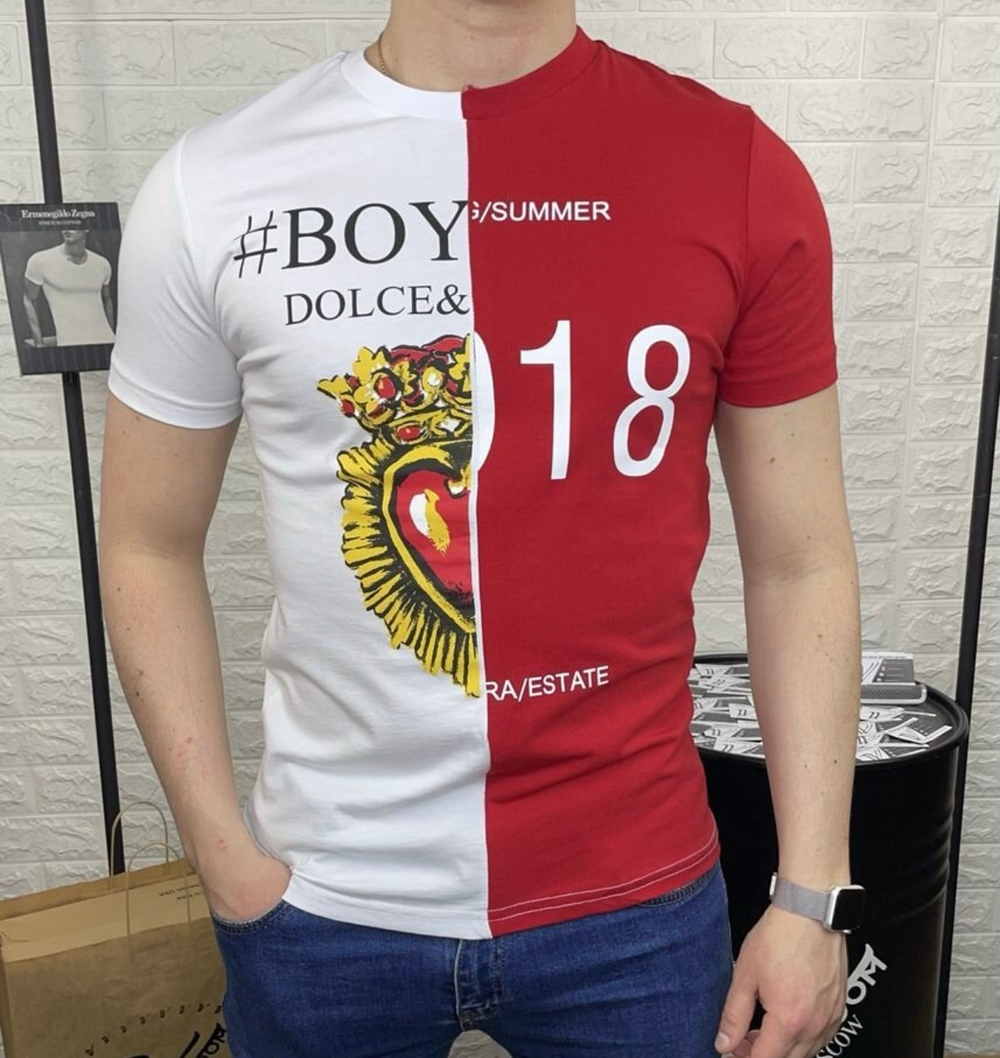 Футболка Dolce Gabbana двойной цвет