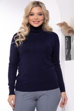 Водолазка Зимняя история (темно-синяя) Б14536-20М LT Collection