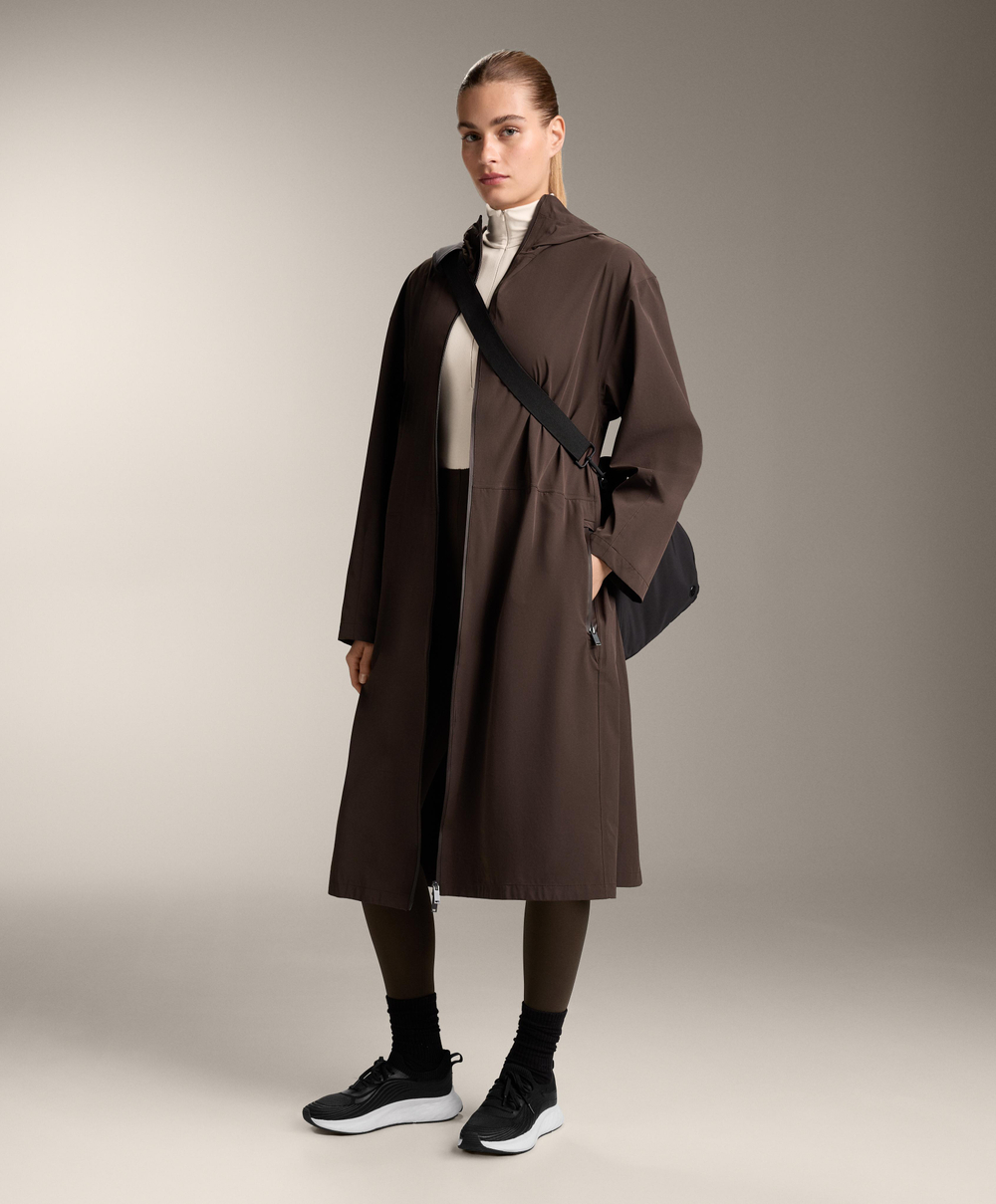 Oysho Термободи Base Layer на молнии, светлый серо-коричневый