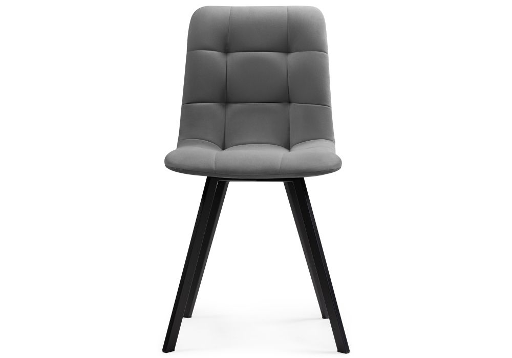 Стул на металлокаркасе Чилли черный / темно-серый