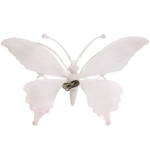 Украшение новогоднее «Бабочка - Изящный полет» 24.5*9*17 см, Белый